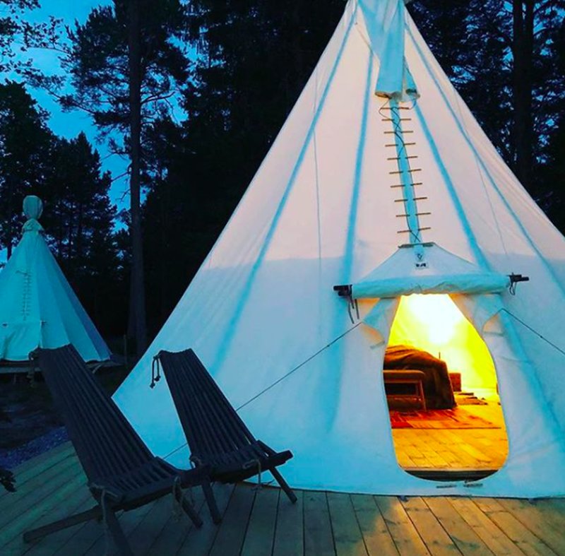Kombinera Glamping med spa Kombinera Glamping med spa